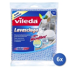 6x Vileda Chiffon Laveuse