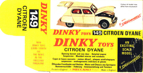 Dinky toys boite vide - dinky,