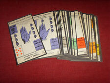 DOS RARE & COINS CARRES Ancien jeu de la main cartes oracle B.P. Grimaud VINTAGE