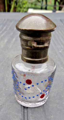Ancien flacon sel - a, cristal