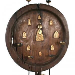 Ancien plateau riz porte - de,
