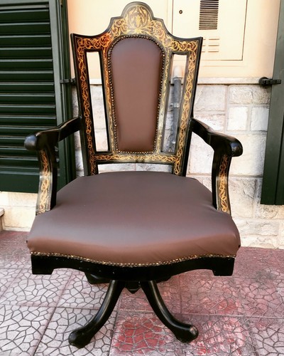Ancien fauteuil tournant - ancien,