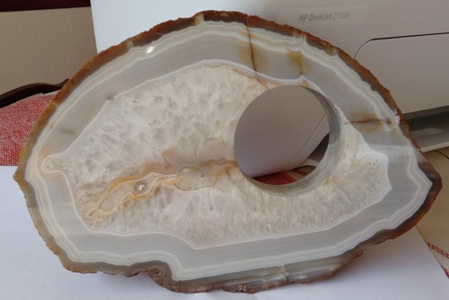 Tranche agate naturelle - tranche,