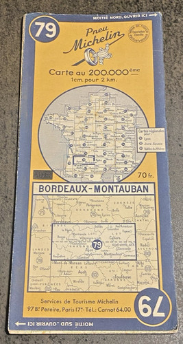 Carte michelin - 79,