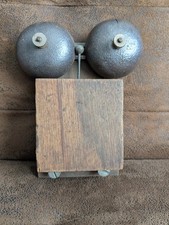 Vintage Ancienne Sonnette Double Carillon Porte Téléphone Déco Style Industriel 