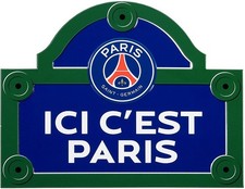 Plaque de rue Paris Saint
