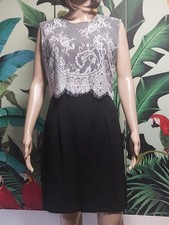 Robe Noire Et Dentelle Blanche 