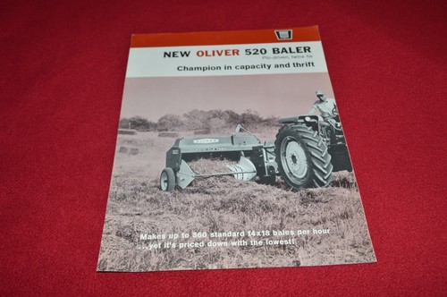 Oliver tracteur 520 baler - oliver,