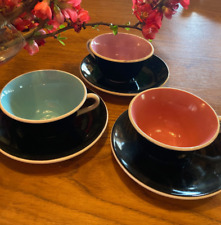 Lot de 3 tasses noires et