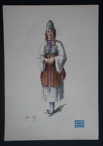 Dessin aquarelle costume - dessin,