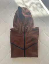 Nike Tech Sweat à capuche Full zip Homme Taille M Marron