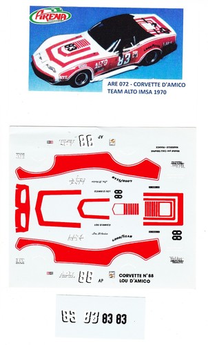 Decal corvette amico team - .decal,