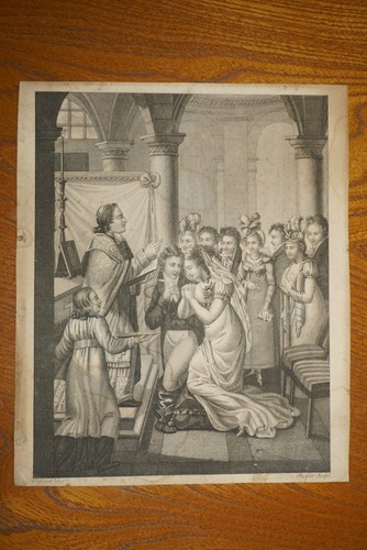 Belle gravure fin - belle, xviii°