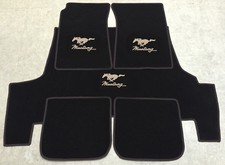 Tapis Coffre Ensemble Pour Ford MUSTANG Cabriolet 1964-1969 Sw Beige Simili Cuir