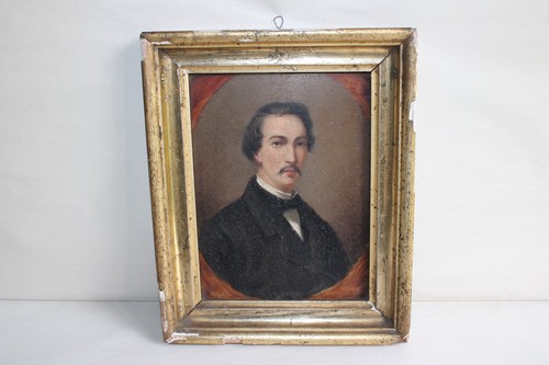 Ancienne huile sur - , panneau