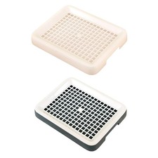 Litter Boîte à lapin pour cage Pie Plate plateau de litière de lit creux