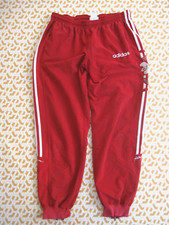 Pantalon Adidas One World 80'S Rouge Velour Survetement vintage Pants - 168 / S