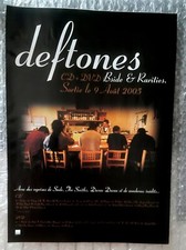 Publicité advert album concert tournée advertising DEFTONES 2005