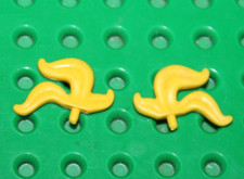 2 x Lego Castle Yellow Minifig