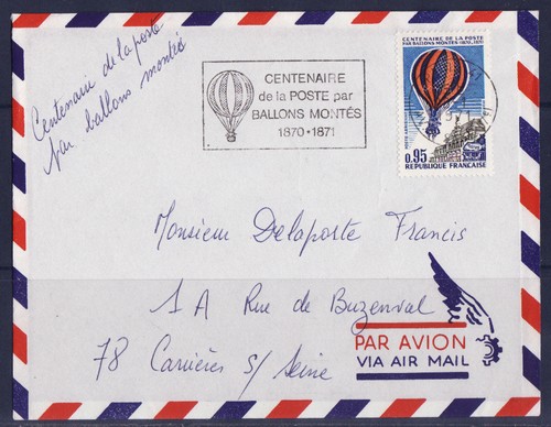 Enveloppe centenaire poste - enveloppe,