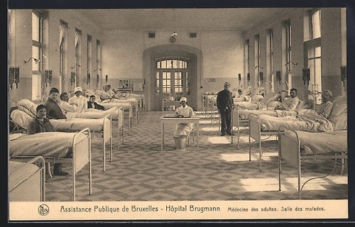 Cpa bruxelles hôpital - bruxelles,,
