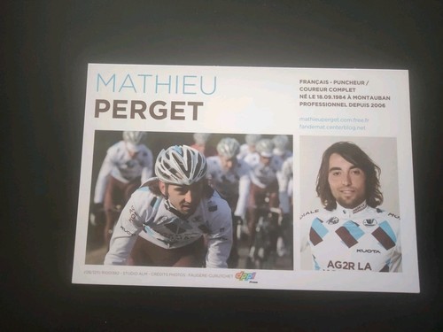 Cycliste mathieu perget - -,