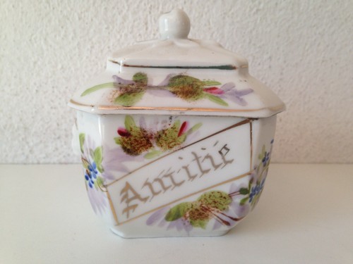 Ancien sucrier porcelaine - , de