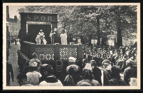 Cpa brugge processie - brugge,, van