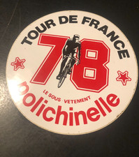 Ancien autocollant - TOUR DE FRANCE 78  - Vét..Polichinelle