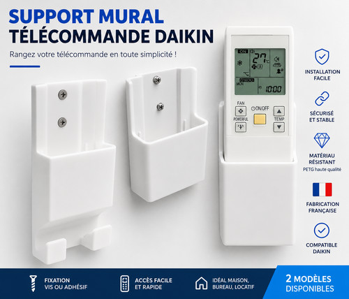 Support télécommande daikin - support,