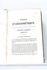 LIVRE ANCIEN LECONS