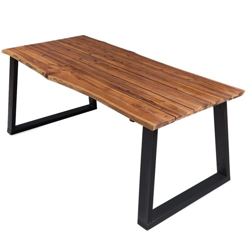 Bois acacia massif table de - bois,