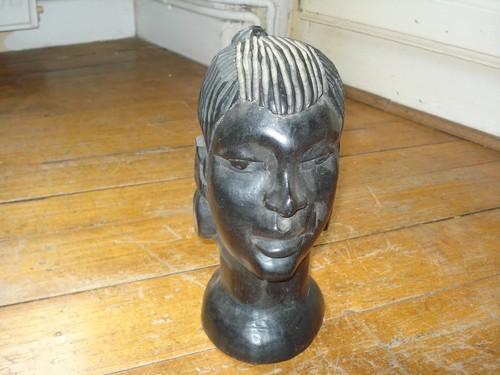 Ancienne sculpture tete - sculpture,