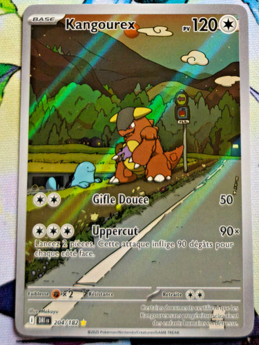 Carte pokémon kangourex - carte,