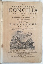 Labbe Cossart Ad Sacrosancta Concilia Tome 17 Jacobacci Droit Canonique 1672