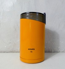 moulin à café électique KRUPS 75 orange vintage