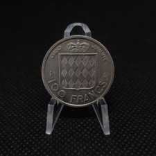 100 Francs Monaco 1956 - Rainier III, TTB+, sous pochette