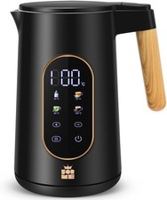 Bouilloire Electrique Inox 1,7L Contrôle de Température Réglable 40-100°C I LED 