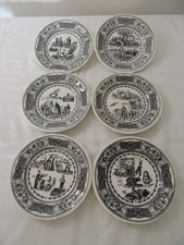 6 ANCIENNES ASSIETTES REBUS
