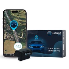 Salind 08 4G – Mini Traceur GPS OBD pour Voiture et Fourgonnette, Suivi Antivol