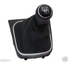 6 Vitesse Noir Pommeau Levier de + Soufflet +Cadre Pour VW Golf 5 V 6