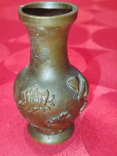 Vase bronze japonais - bronze, kyoto
