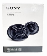 Sony way 6x9 speakers - 4-way, 6x9"