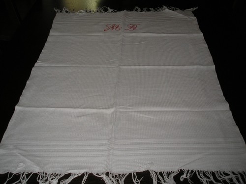 Ancienne serviette toilette - serviette, de