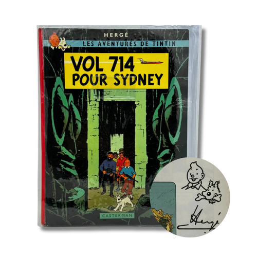 Tintin vol 714 pour - tintin,