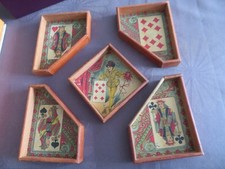 vintage CASIERS EN BOIS POUR