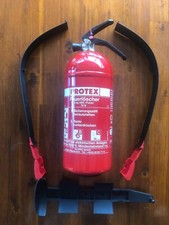 Extincteur à poudre PROTEX GLORIA ABC 2Kg haut de gamme avec fixation norme CE 