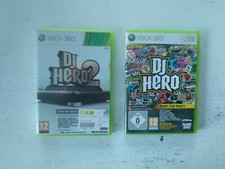 Lot pack 2 jeux Dj hero 1&2 Microsoft Xbox 360 FR