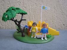 Playmobil : aire de jeux enfants - tape cul - complet
