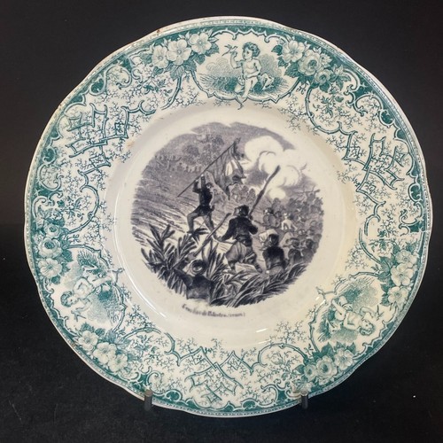 Assiette parlante faïence - assiette,